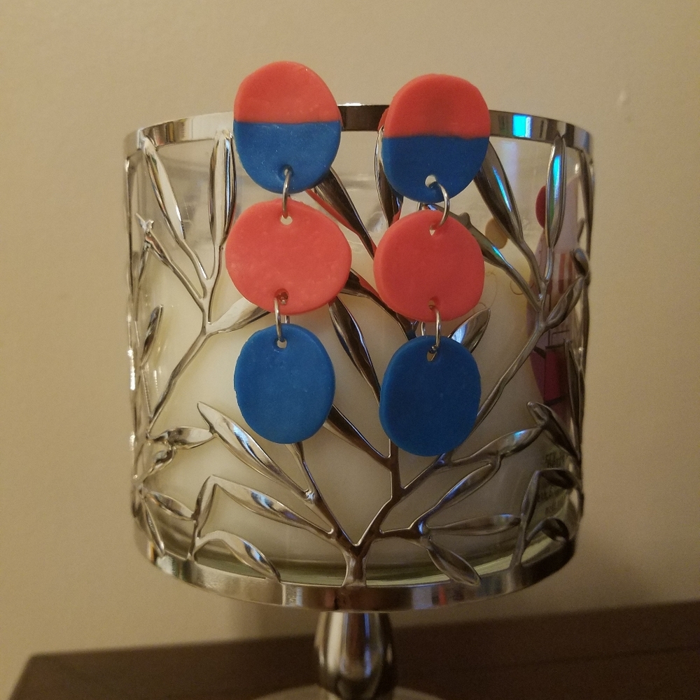 Polymer clay earrings